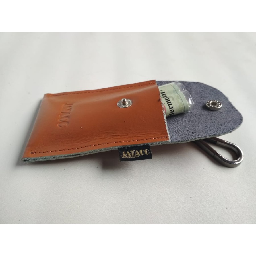 Dompet STNK kulit asli | Gantungan kunci kulit D STNK kantong JATACC/Gantungan kunci motor  Kulit Asli / Gantungan kunci mobil kulit sapi asli