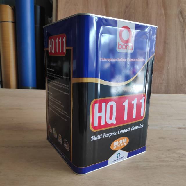 Lem Kuning Qbond HQ 111 Blek 14 kg - Triplek, Kayu, HPL, PVC Sheet