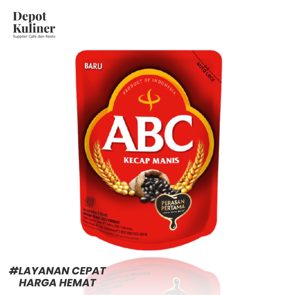 Kecap Manis ABC Refill 225ml Pouch