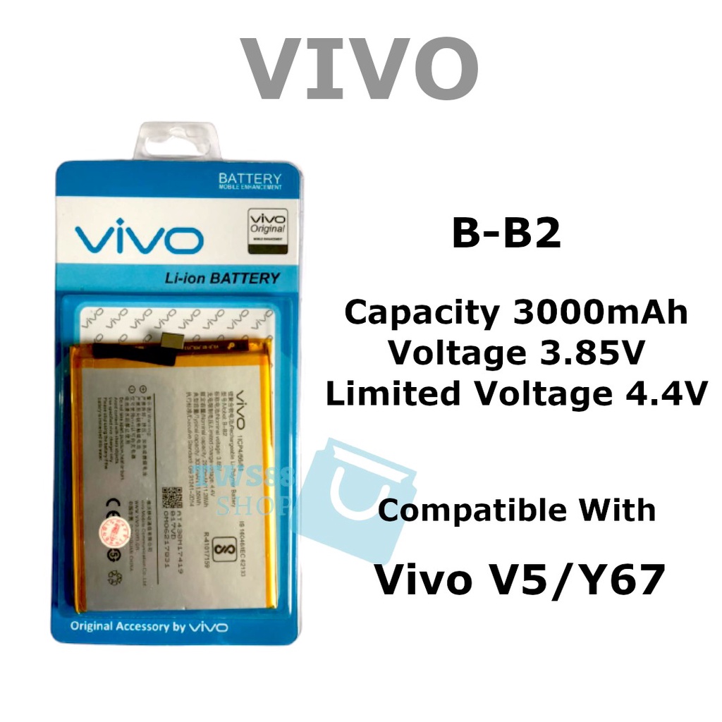 (TWS) Batre Baterai Battery Original Vivo B-B2 / V5 / Y67
