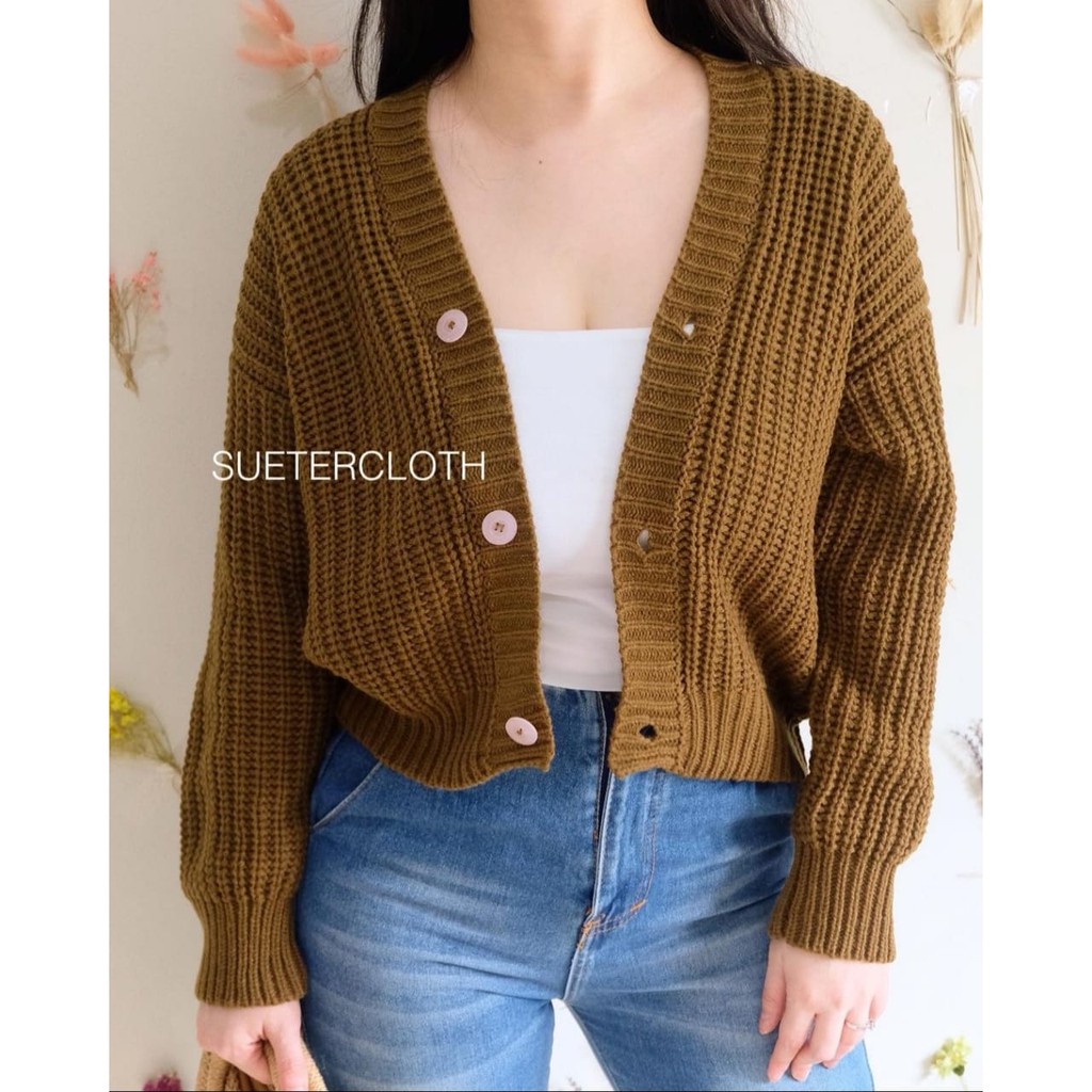 Tokomilkan - Cardigan Crop Rajut Premium ARSY Cardy