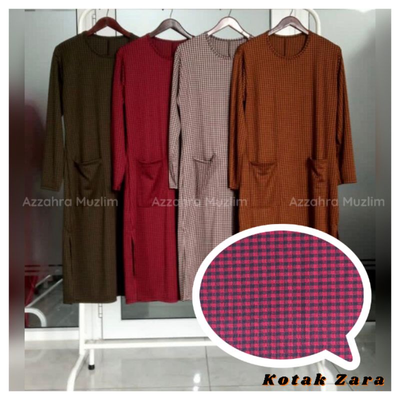 Saika Tunik 4 / Serla Tunic - Tunik Kaos Zara Premium LD100 / 191-5728