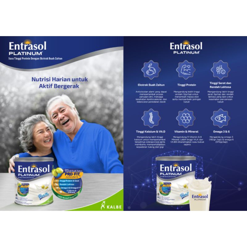 Entrasol Platinum Vanilla 800gr