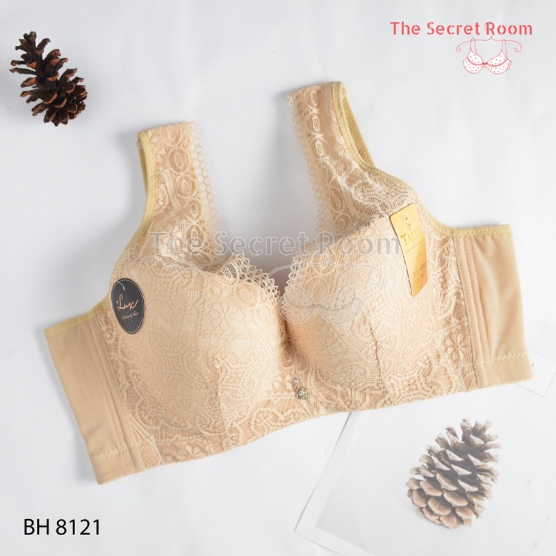 TALLY FASHIONABLE BRA BH JUMBO 8121 | CUP D I BUSA TIPIS | ADA KAWAT | SIZE 36 - 42 | BH PENEKAN LEMAK SECARA MAKSIMAL