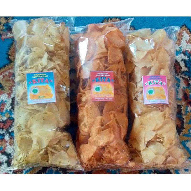 

Keripik singkong jeruk purut 200gr