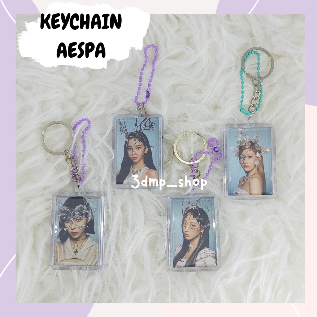 Gantungan keychain kunci ganci aespa