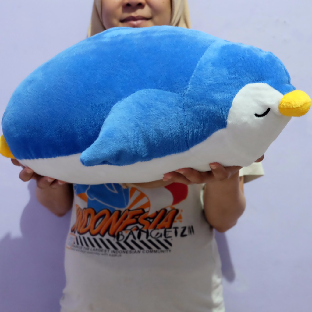 Boneka pillow pingun soft bahan sangat lembut guling pinguin pororo kado ultah