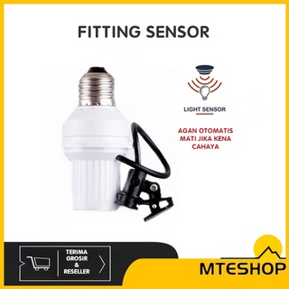 MTE Fitting Lampu Sensor Cahaya Otomatis Untuk Segala Lampu