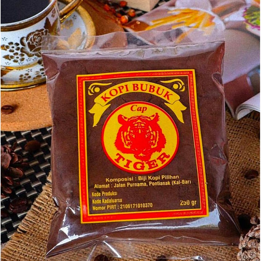 

Kopi Bubuk Cap Tiger 250gr