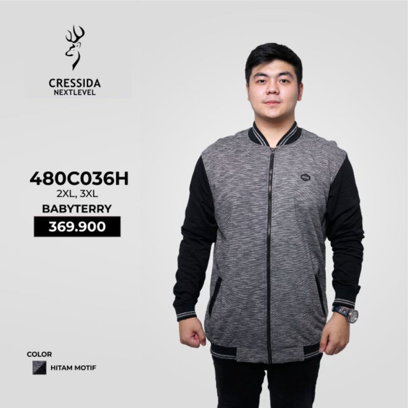 jaket cowok cressida / sweter  hoodie  BIG SIZE original cressida nextlevel 480C36H
