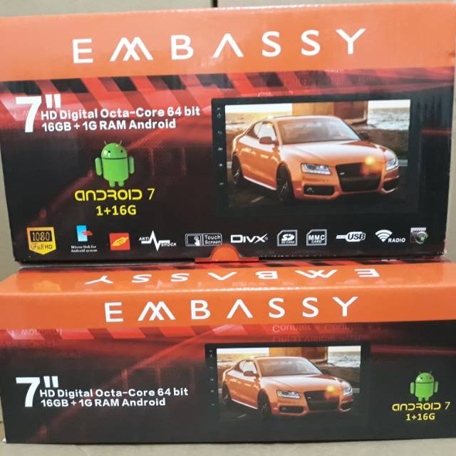 JUAL HEAD UNIT ANDROID EMBASSY