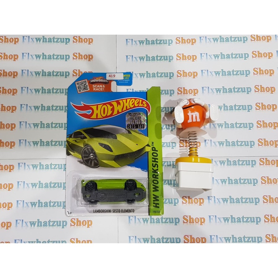 Hot Wheels Lamborghini Sesto Elemento - GREEN Factory Sealed