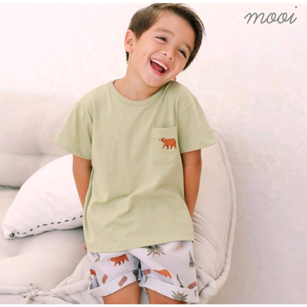 MOOI POCKET TEE SET / SETELAN ANAK