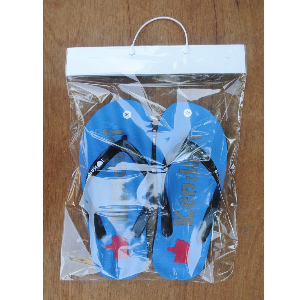 Isi 20 lembar Tas plastik kemasan sandal Pria dewasa / Ukuran besar