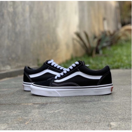 SIAP KIRIM !!  Sepatu Sneakers Pria Vans Era Authentic Hitam Casual Kets Sekolah TANPA BOX GROSIR