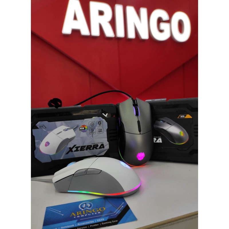 Mouse Rexus GAMING XIERRA X15 RGB 7200 DPI WHITE