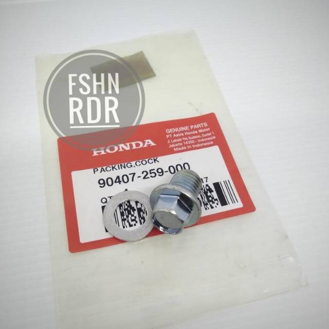 Baut Oli Tutup tap Oli mesin Bawah beat scoopy spacy vario 110 fi
CBR 250rr PCX 150K97 Honda Ori