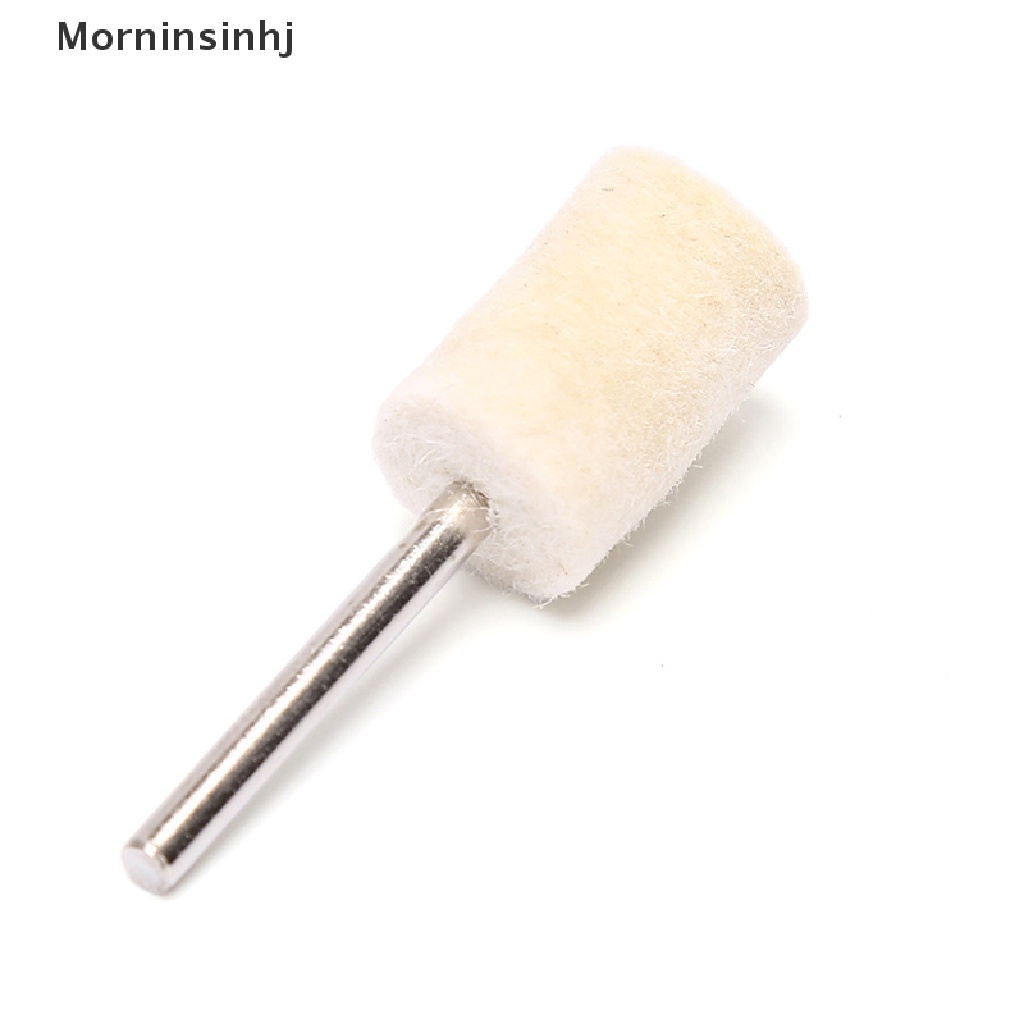 Mornin 10Pcs Mata Gerinda Poles Bahan Wol Felt Untuk Mesin Rotary