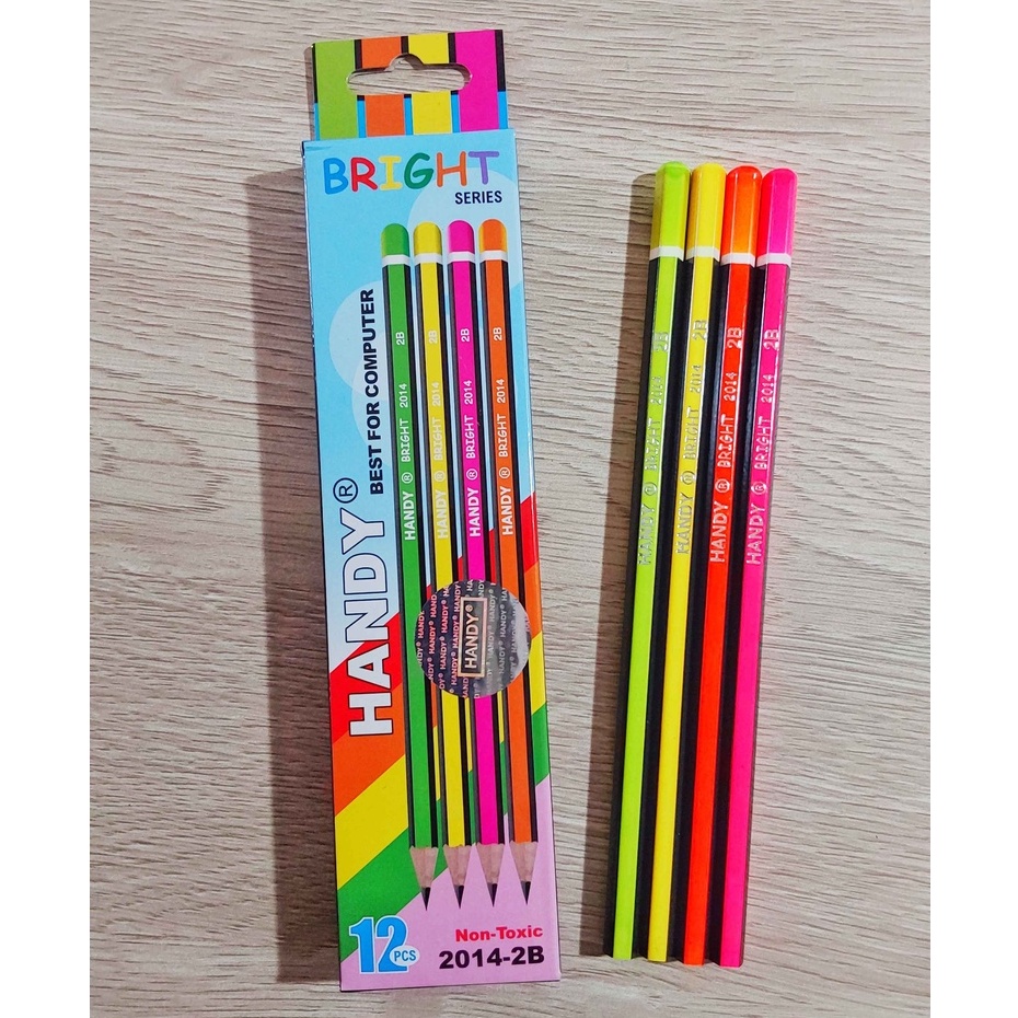 

Pensil Handy 2B 2014 Bright Series / Handy 2014 / 2B 1 Box 12 Pcs