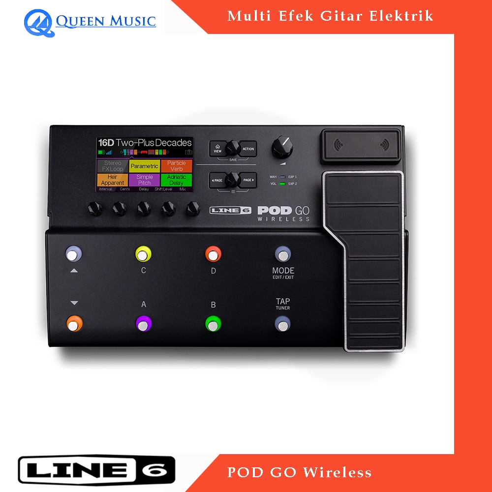 Multi Efek Gitar Elektrik Line6 POD Go Wireless