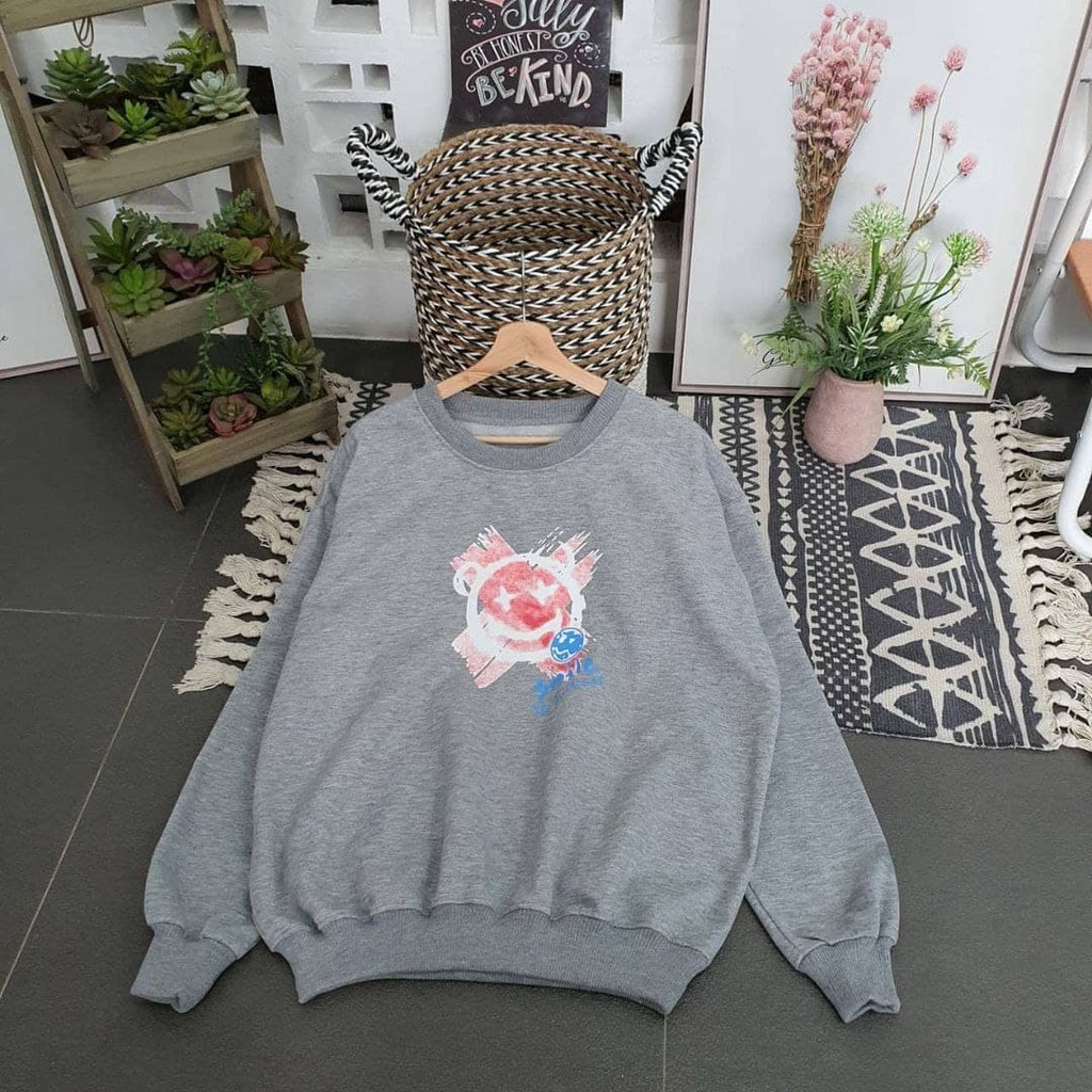 Nara Grosir - X Smile XXL Sweater | Fashion Terkini | Sweater Termurah