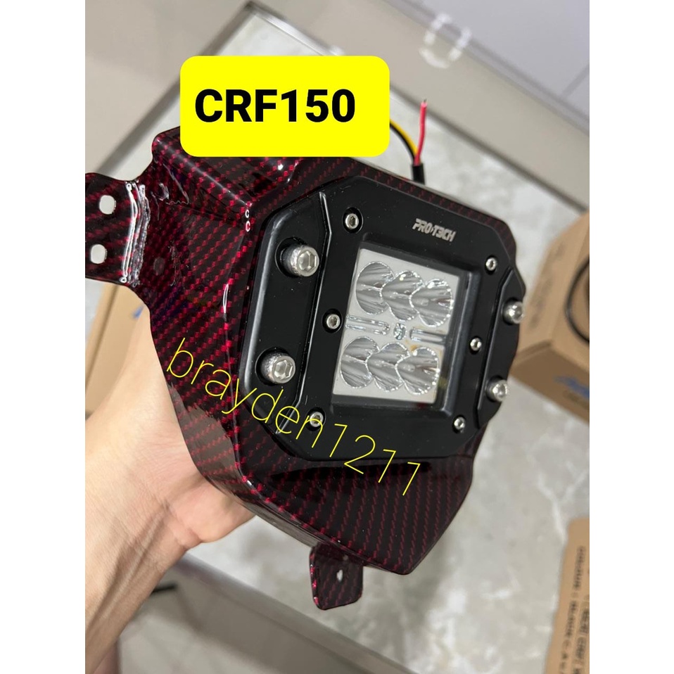 REFLEKTOR LED HEADLAMP LAMPU DEPAN CRF KLX WR155 DTRACKER CARBON