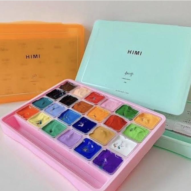

populer] Cat air himi miya 30 ml 24 colors gouache
