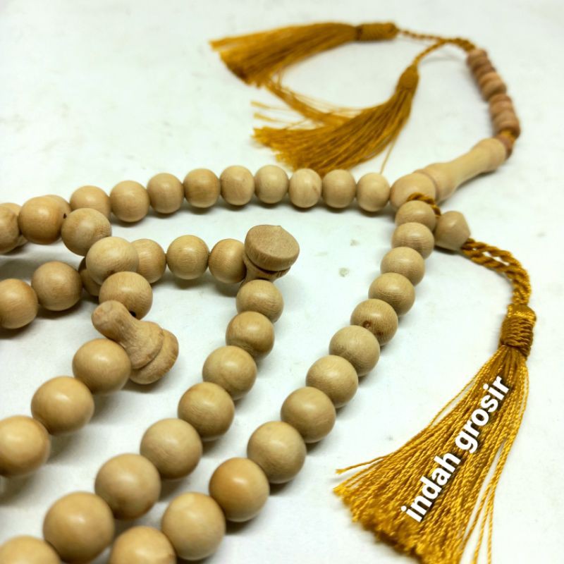 TASBIH KAYU KEMUNING MAS 8MM 99BUTIR