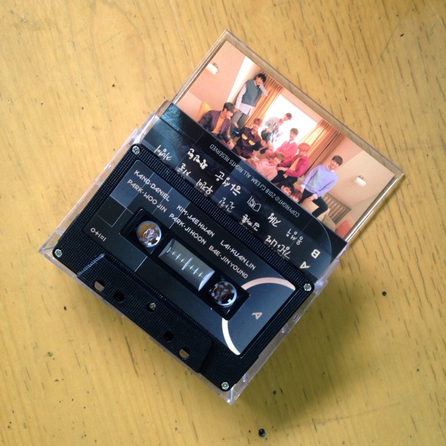 Cassette Tape Wanna One sharing MD IPU