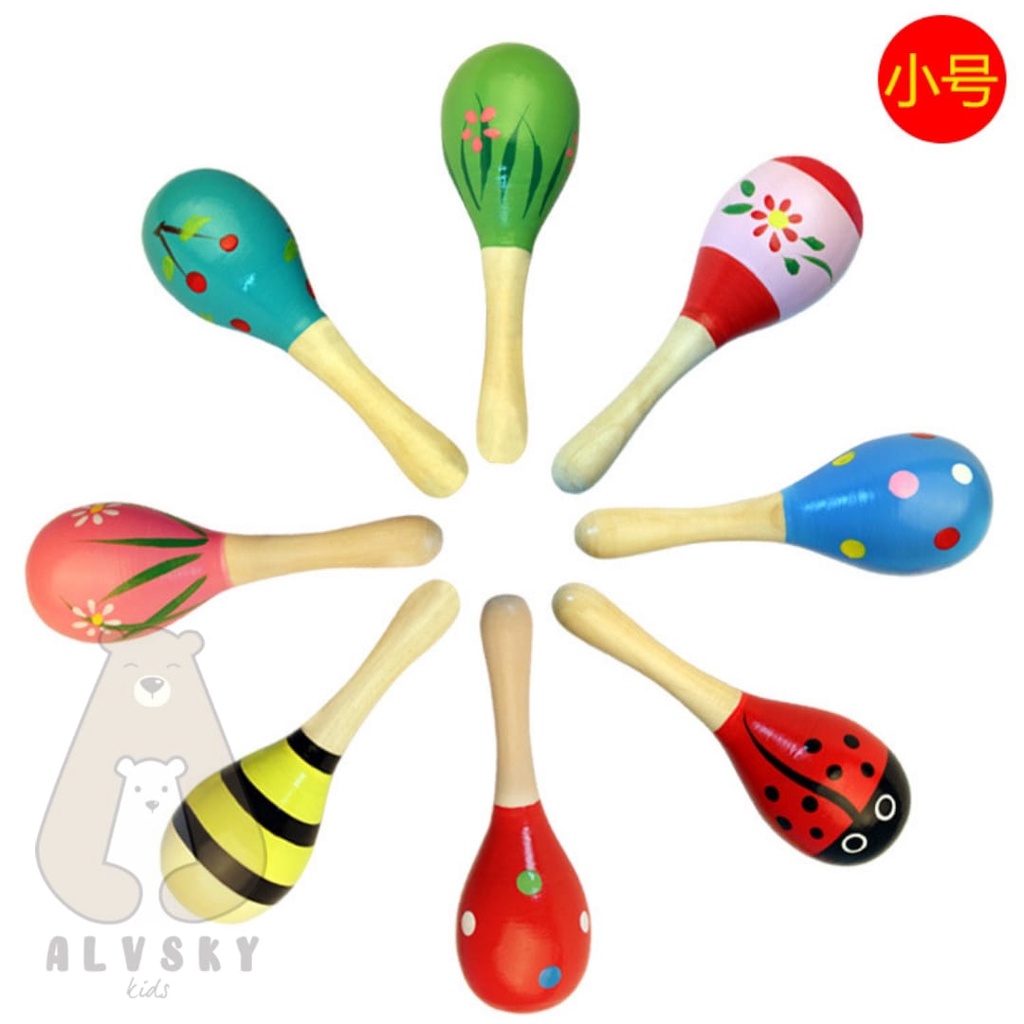 MARACAS MAINAN MUSIK / BABY MARACAS / MARACAS  BAYI / KERINCINGAN BAYI / RATTLE / MAINAN EDUKASI ANAK MARACAS