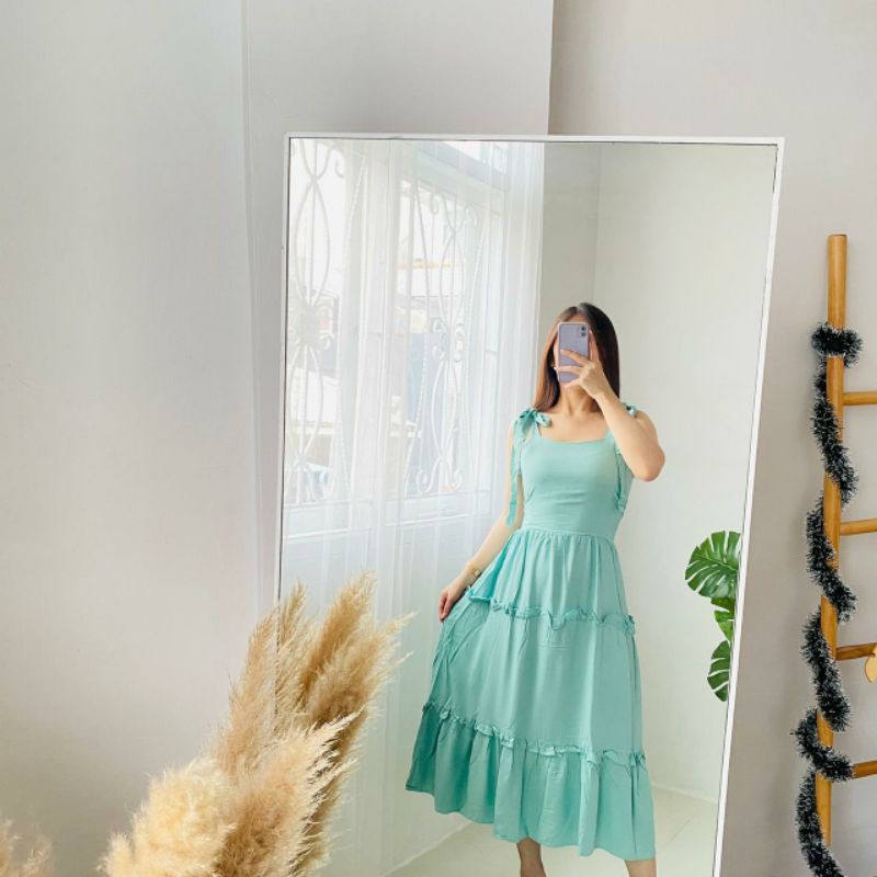 DRESS KUTUNG PASTEL PANJANG - ANULA DRESS D416