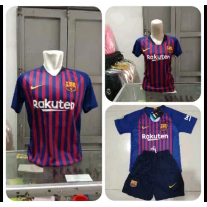 NJSTO1133 JERSEY BOLA COUPLE FAMILY KELUARGA BARCA HOME 20182019 GRADE ORI