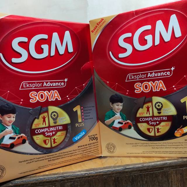 SGM SOYA 1 PLUS MADU, VANILLA,