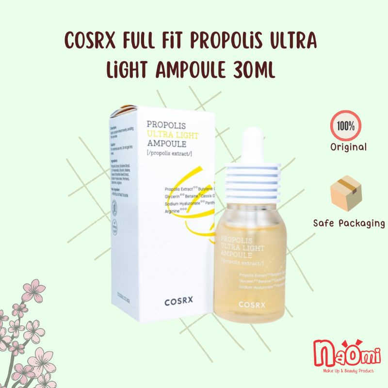 Jual COSRX Full Fit Propolis Ultra Light Ampoule 30ml Indonesia|Shopee ...