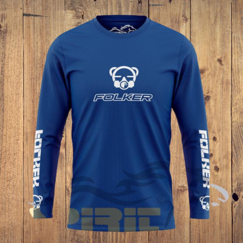 KAOS SEPEDA FOLKER LENGAN PANJANG PRIA/WANITA