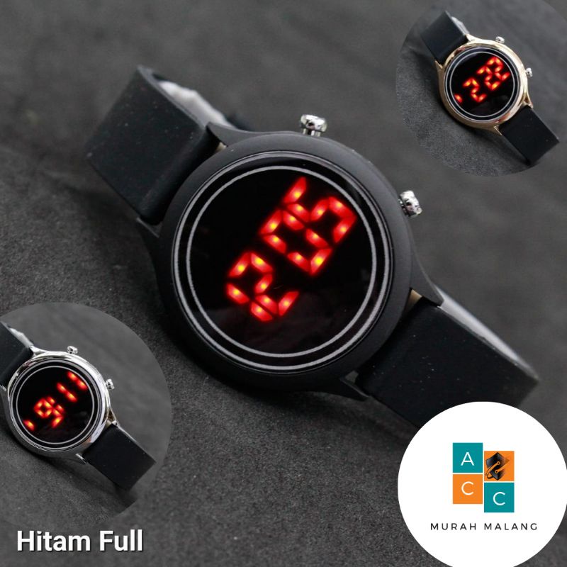 Jam LED Bulat Pria Wanita