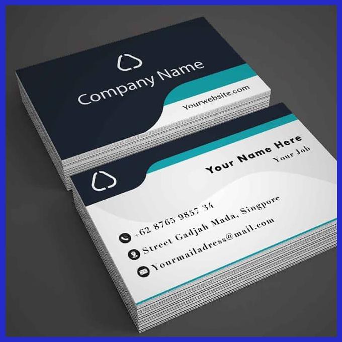 

Kartu Nama Bahan ART CARTON - Laminating Dove & Spot UV