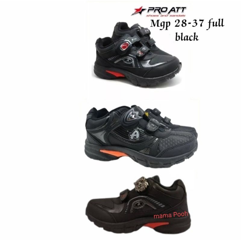 sepatu anak sekolah sepatu anak laki laki  pro att MGPMGL MGAoriginal tempel magnet SD SMP