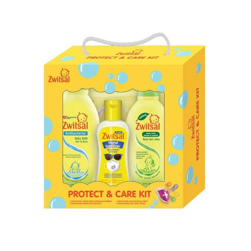 Zwitsal Baby Protect &amp; Care Kit - Zwitsal Antibacterial Gift Box - Hadiah Bayi - Kado Bayi Gift Set - Giftset - Giftbox - Hempers - Gift Pack