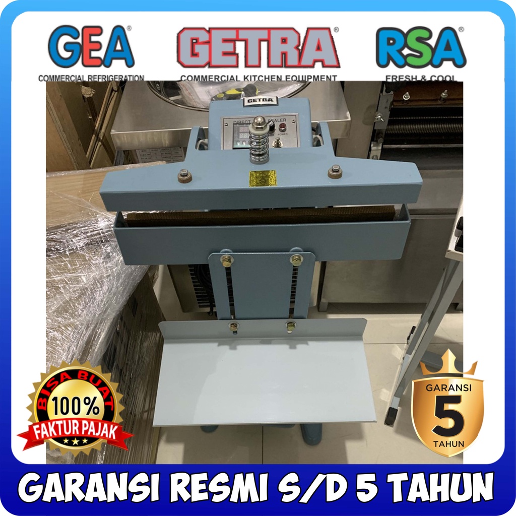 MESIN PRESS UNTUK PLASTIK TEBAL ORIGINAL GARANSI RESMI PEDAL IMPULSE SEALER GETRA PFS-D300