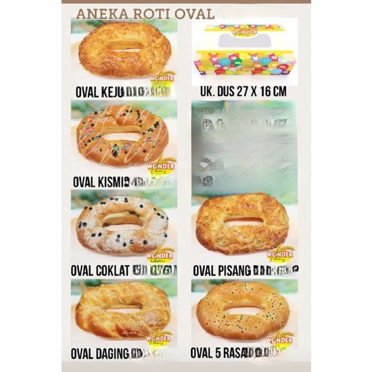 

Roti Oval Besar Wonder Bakery Aneka Isian (Oleh-oleh Salatiga)