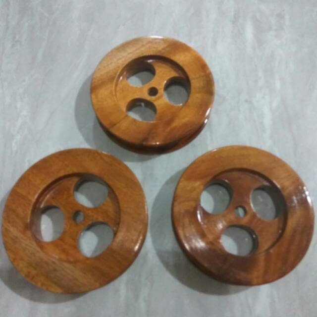 Gulungan senar kayu Racing