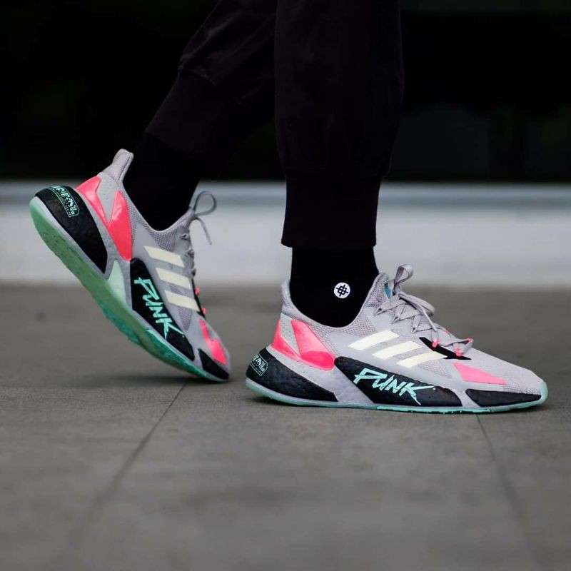 ADIDAS X9000L4 BOOST GREY TOSCA CYBER PUNK