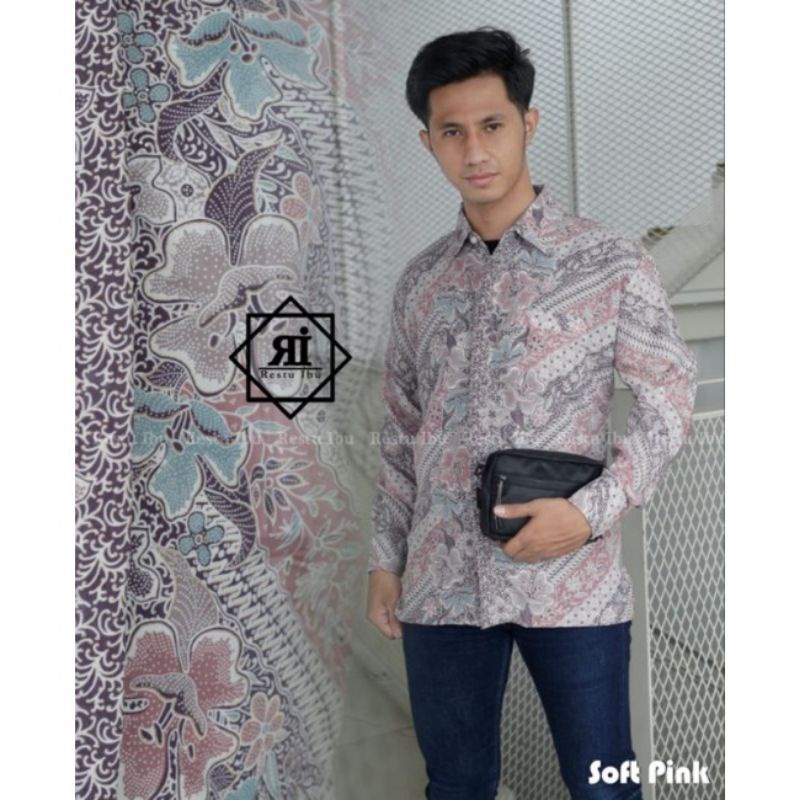 Realpict kemeja batik lengan panjang//batik seragam//kemeja batik pesta//kemeja kondangan//kemeja batik murah