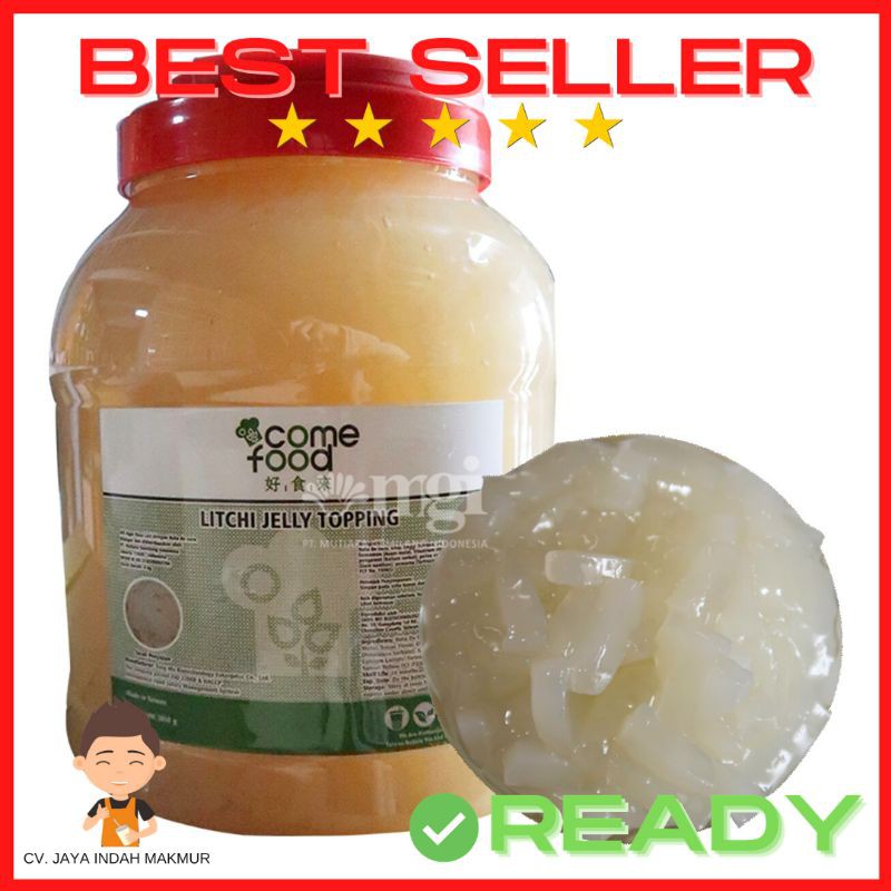 

Lychee Jelly Topping Minuman Taiwan COME FOOD 4kg | Leci Jeli