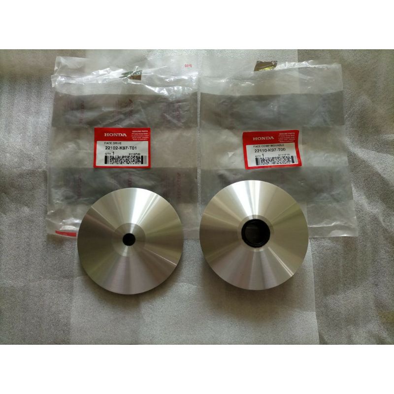 RUMAH ROLLER PULLEY PULEY COSTUME VARIO 125 150 BIG PULLEY RUMAH roller costum vulley costum PCX 150 ADV 150 PNP Big Pully Vario 125 150 Akselerasi Top Speed vuly vulley puli Rumah roller costume rumah roller bubut kirian cvt vario pcx adv rumah roller