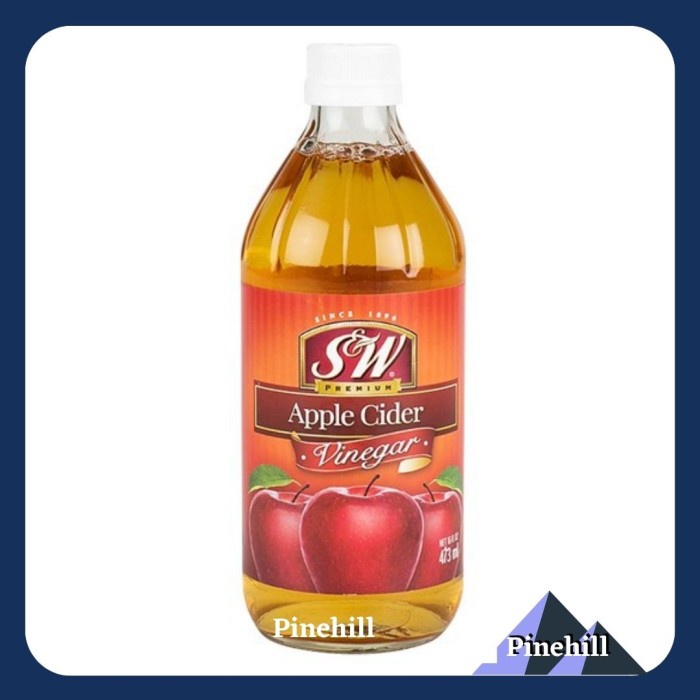 

Jual Cuka Apel S&W / Apple Cider Vinegar Sw 946 Ml