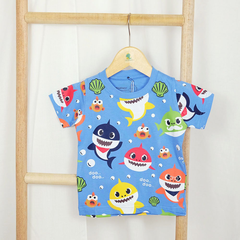 

Pop Kidswear Baby Shark Blue - 1-8 Tahun - Kaos Anak Gambar Babyshark