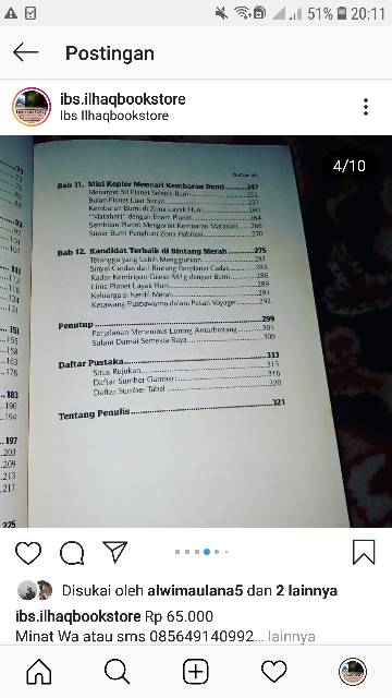 Jejak kehidupan diplanet lain