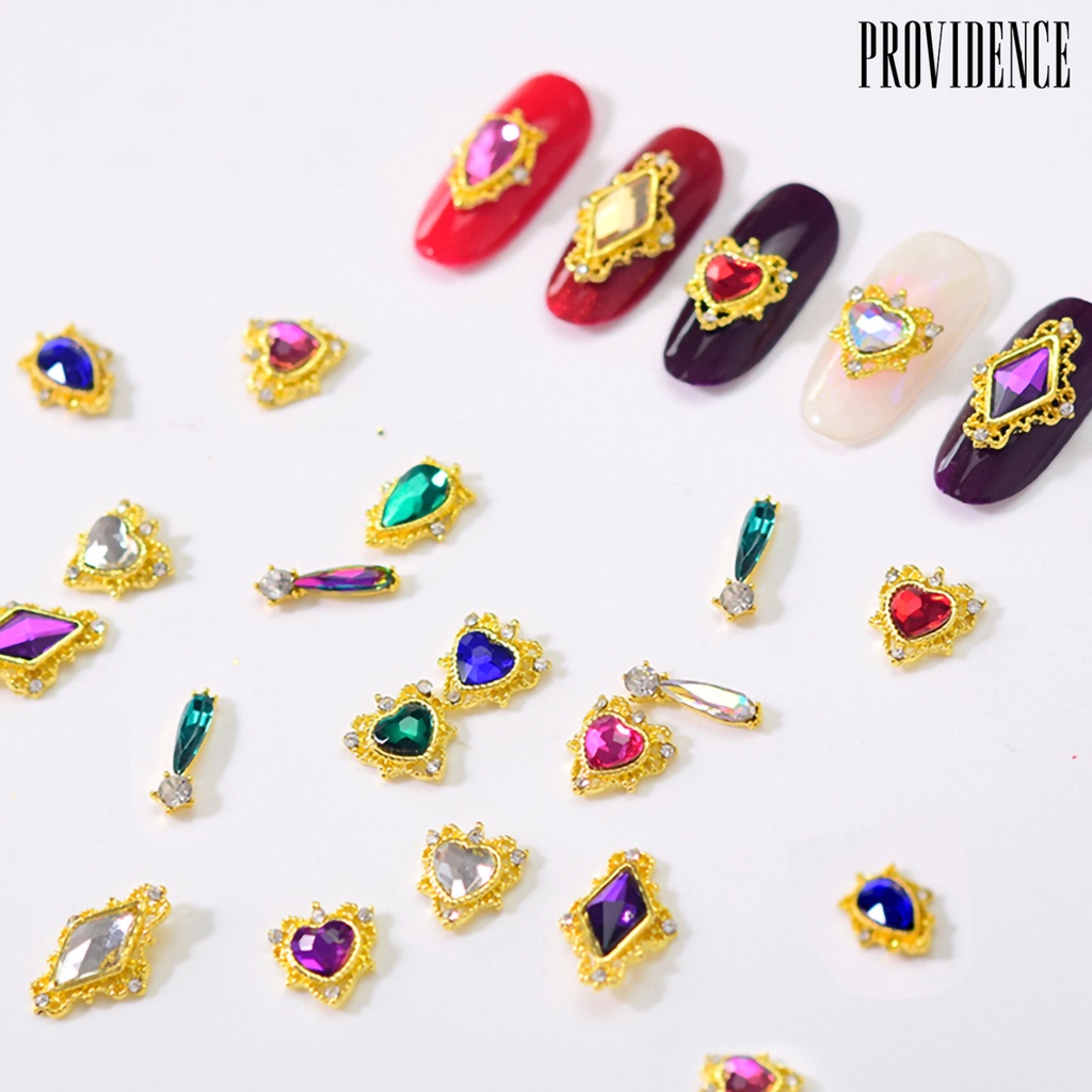 Providence 10Pcs Nail Ornament Elegant Durable Nail Decoration Fashion Nail Glitters for Jewelry Making